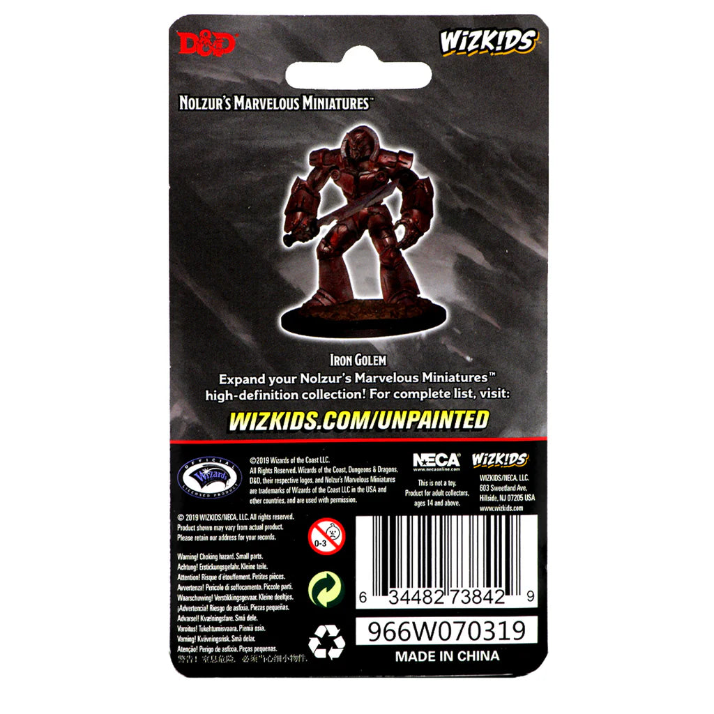 D&D Nolzur's Marvelous Miniatures Iron Golem 73842