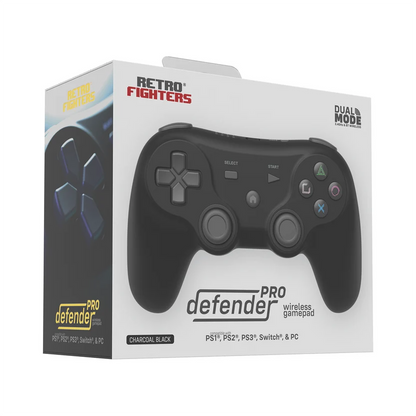 Defender Pro (Black) Wireless Controller for PS1®/ PS2®/ PS3®/ PS Classic/ Switch/ PC