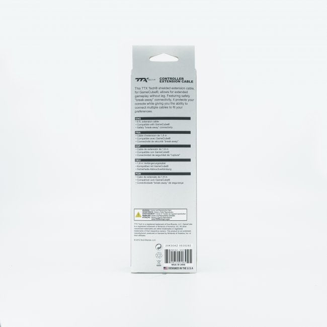Controller Extension Cable for Gamecube® (6' Long)